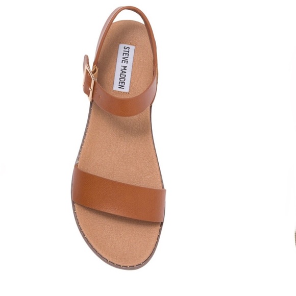 Steve Madden $70 Women’s Tesa Slingback Cognac Color Summer Sandal Size 7 NWT - Picture 4 of 7